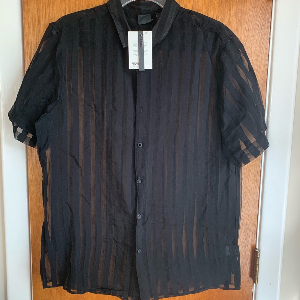 ASOS mesh button up